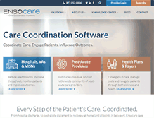 Tablet Screenshot of ensocare.com